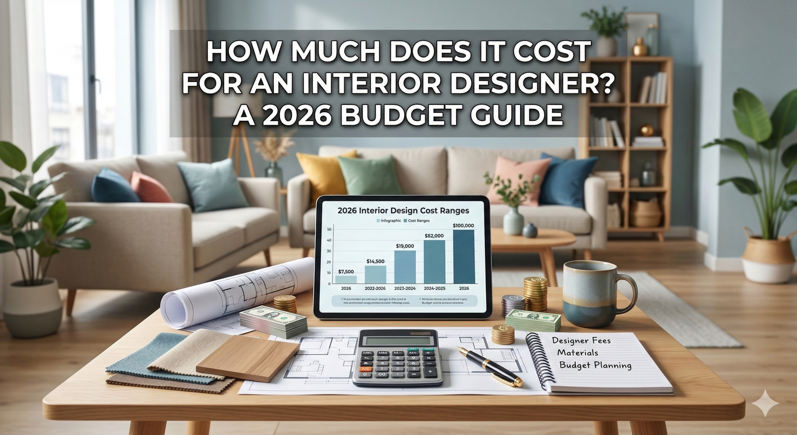 How Much Does It Cost for an Interior Designer? A 2026 Budget Guide